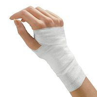 Cotton gauze bandage non-adherent