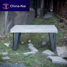 Contemporary table PATRIAMmetalconcretemetal base