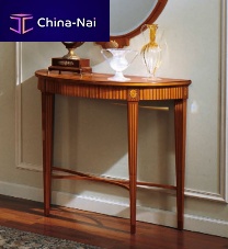 Biedermeier style sideboard table 208cherrywoodhalf moonhome