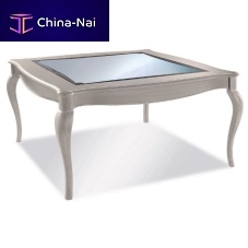 Traditional table BALTICsolid woodsolid wood basesquare