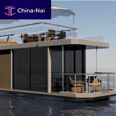 Catamaran houseboat outboardaluminumHDPE