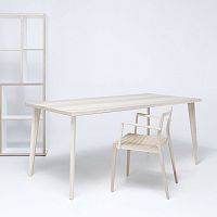 Contemporary table QUATTROoaksolid woodash
