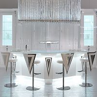 Contemporary kitchen OPERA 30solid woodlacquered woodglass
