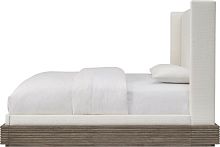 Queen size bed SIESTA QUEEN contemporaryupholsteredwith headboard