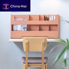Workstation desk Flipwall-mountedcontemporaryoak