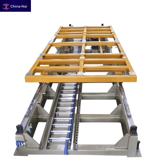 											Tray transfer system