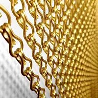 Patterned curtain XY-Chainchain linkaluminum