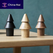 Oak salt and pepper shaker TREE MILLwalnutashsolid wood