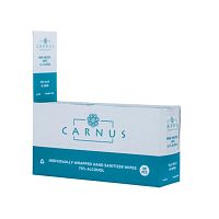 Hand hygiene cleansing wipes Carnuspack of 50