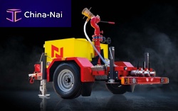 Self-tracking trailer NFFTsingle-axleself-propelledfor water tanks