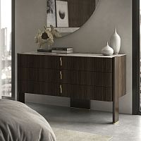 Contemporary chest of drawers JULIANlacquered woodoakwalnut