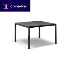 Contemporary coffee table LA tableHPLpainted metal baserectangular