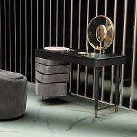 Traditional dressing table MASTER: LORENstainless steel