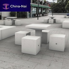 Contemporary table REAengineered stoneengineered stone basesquare