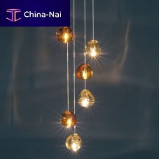 Pendant lamp MIZU crystalcontemporarycorded