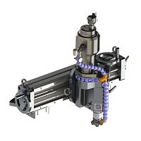 Portable milling machine PML22-axishorizontalcompact