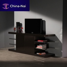Contemporary TV cabinet Giullarewith shelves2-doorhandmade