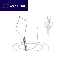 Intestinal polyp extraction endoscopic basket ENDOLINE® COLD-LOOPstraight