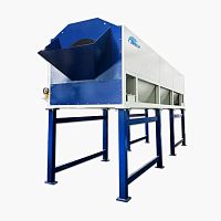 Rotary screen coarse screening