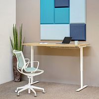 Free-standing desk LITEcontemporarywoodenstraight