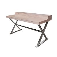 Contemporary secretary desk TEMPLOlacquered woodsteelwith storage