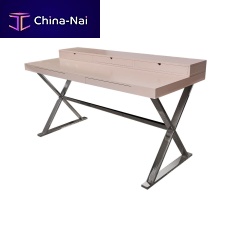 Contemporary secretary desk TEMPLOlacquered woodsteelwith storage