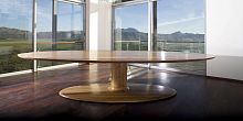 Contemporary table VIP oakoak baseoval