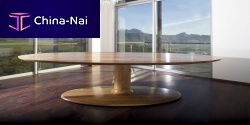 Contemporary table VIP oakoak baseoval
