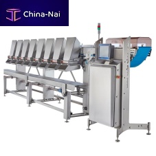 Poultry grader Flexwith conveyormetering
