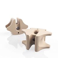 Lumbar interspinous vertebral implant 102 series