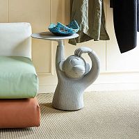 Original design side table MONKEY concreteconcrete baseround