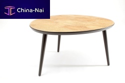 Contemporary coffee table AFELIOwoodenovalhome