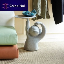Original design side table MONKEY concreteconcrete baseround