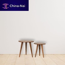 Scandinavian design nesting tables PRIMA solid woodsolid wood baseround