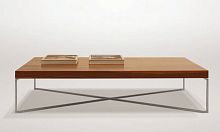 Contemporary coffee table STUDIOwoodenmetalrectangular