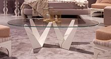 Contemporary coffee table KLEEwoodcrystalmarble