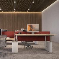 Lacquered metal table base Krossi Surroundcontemporaryfor office