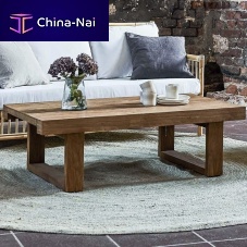 Traditional coffee table Alexanderteakwooden baserectangular