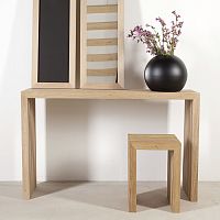 Contemporary sideboard table HT7oakoak baserectangular