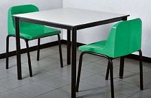 Contemporary table TV FRRironpainted steelHPL