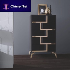 Contemporary chiffonier JAZZMDFstainless steelblack