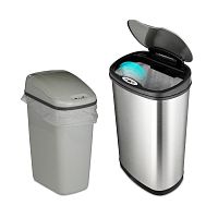 Polypropylene waste bin F13202 seriesstainless steelfor hazardous wastefor medical waste