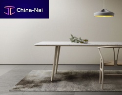 Contemporary dining table ARINmarblestainless steelrectangular