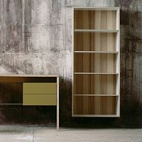 Wall-mounted bookcase M7000contemporaryoakash