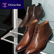 Contemporary shoe rack aluminum