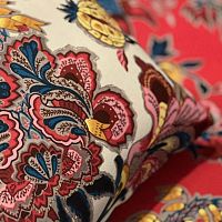 Upholstery fabric ROMY floral patterncottonwashable