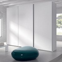 Contemporary wardrobe ECCO lacquered woodsliding door
