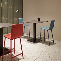 Contemporary high bar table DADOceramicmetal baserectangular