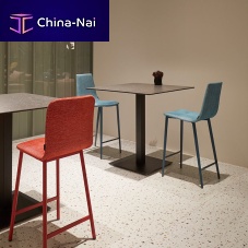 Contemporary high bar table DADOceramicmetal baserectangular