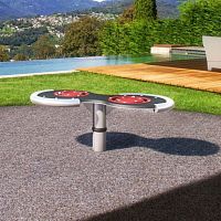 Outdoor kids game table HULA-LOOP.02contemporaryfor playgroundrubber